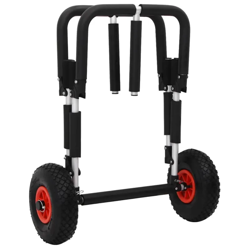 SUP vežimėlis 2 banglentėms, aliuminis, sulankstomas, 90 kg