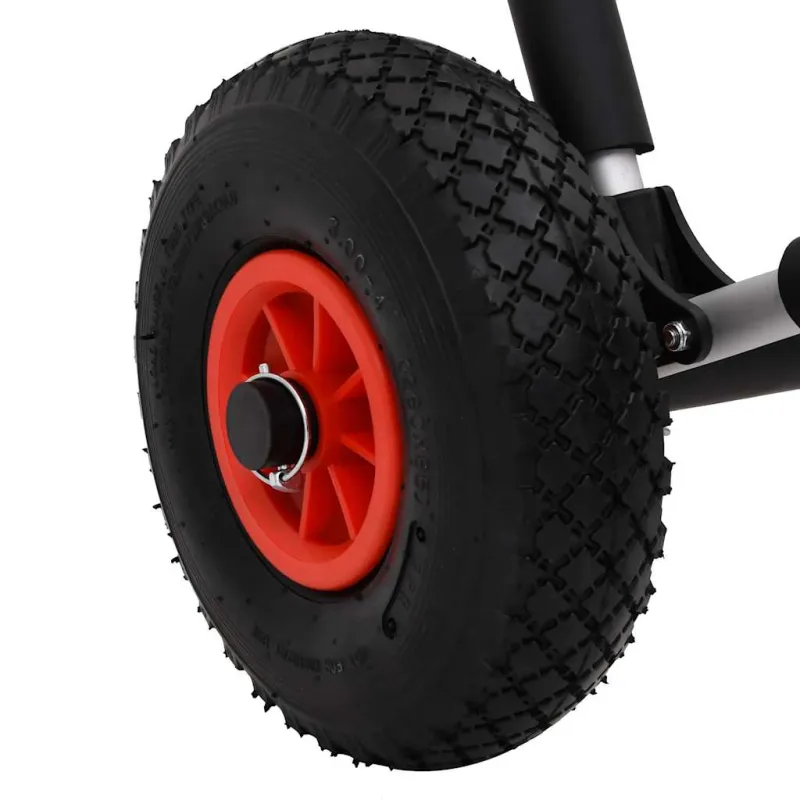 SUP vežimėlis 2 banglentėms, aliuminis, sulankstomas, 90 kg