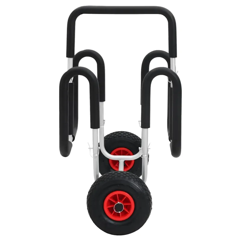 SUP vežimėlis 2 banglentėms, aliuminis, 90 kg