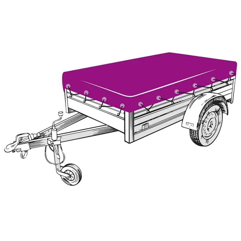 Tinklas priekabai, juodos spalvos, 2,5x3,5 m, HDPE