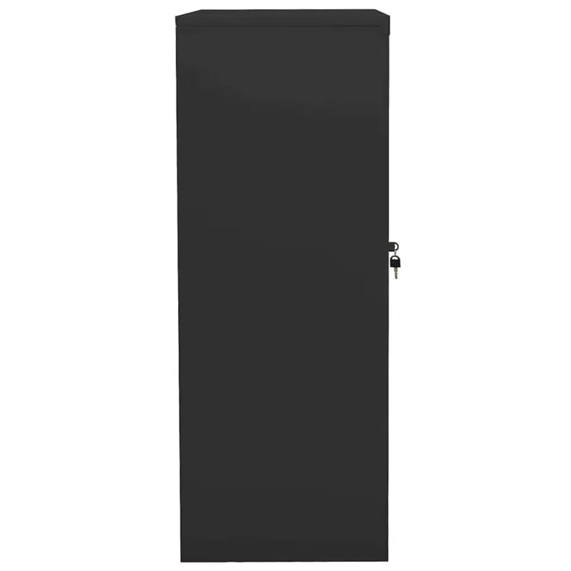 Biuro spintelė, antracito spalvos, 90x40x105cm, plienas