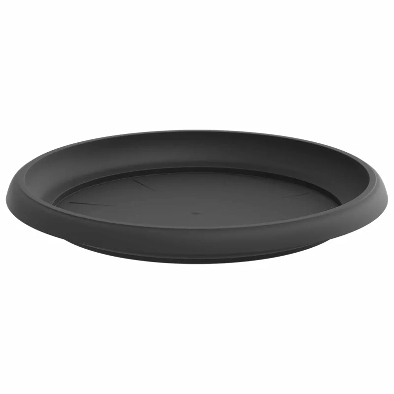 Augalų vazonai 6 pcs Juoda Ø 30 x 25 cm Plastmasė
