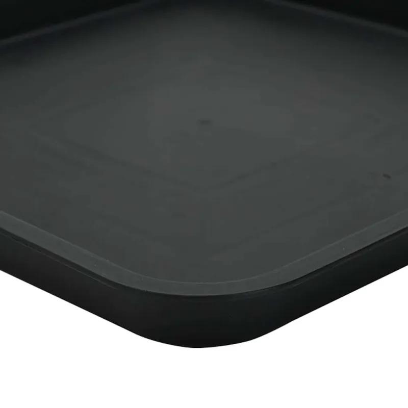 Augalų vazonai 6 pcs Juoda 33 x 33 x 26 cm Plastmasė