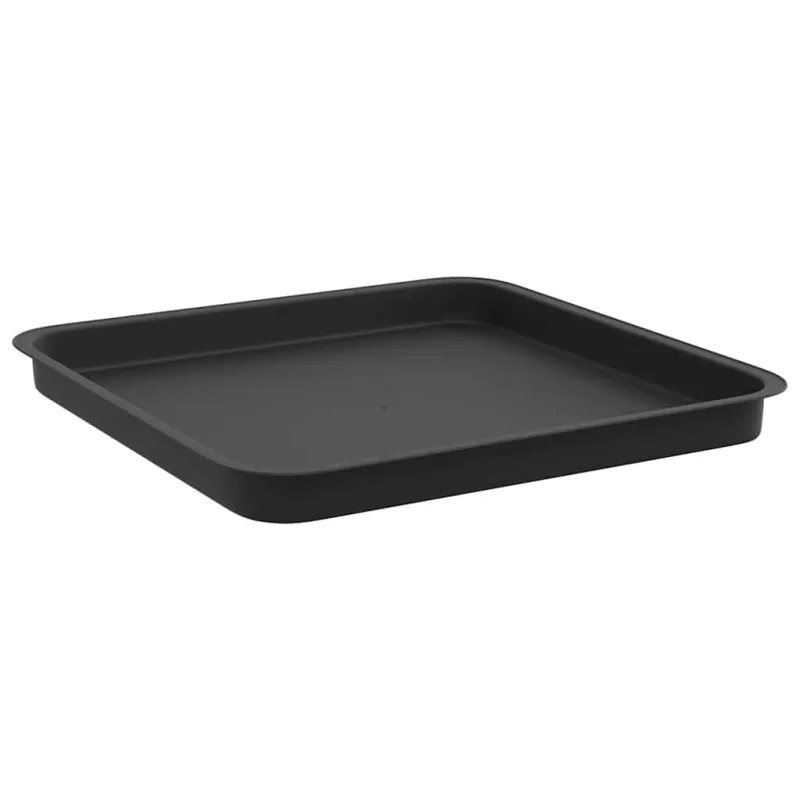 Augalų vazonai 6 pcs Juoda 43 x 43 x 33,5 cm Plastmasė
