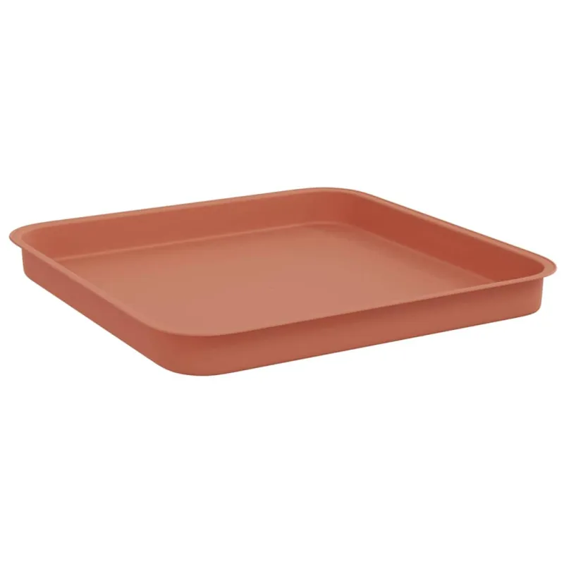 Augalų vazonai 24 pcs Raudona plyta 28,5 x 28,5 x 22 cm