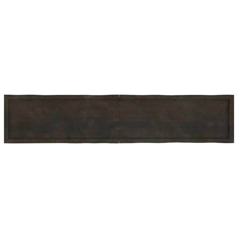 Stalviršis, tamsiai ruda, 200x40x(2-4) cm, medienos masyvas