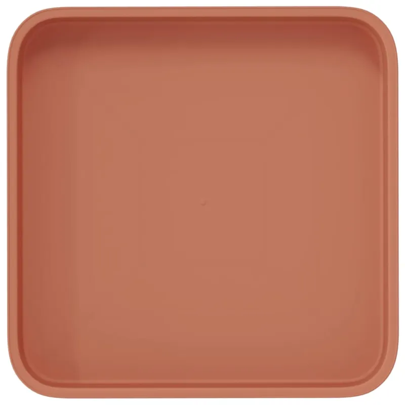 Kvadratinis gėlių padėklas 6 pcs Raudona plyta 15 x 15 x 2 cm
