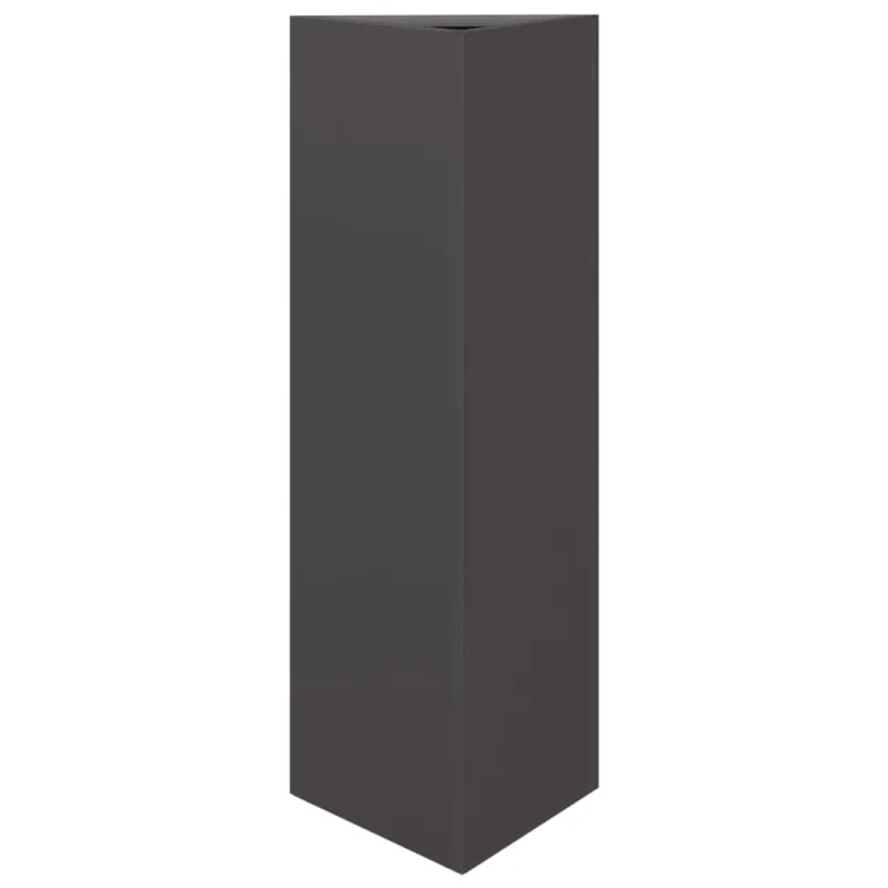 Sodo loveliai, 2vnt., juodi, 30x26x75cm, plienas, trikampiai