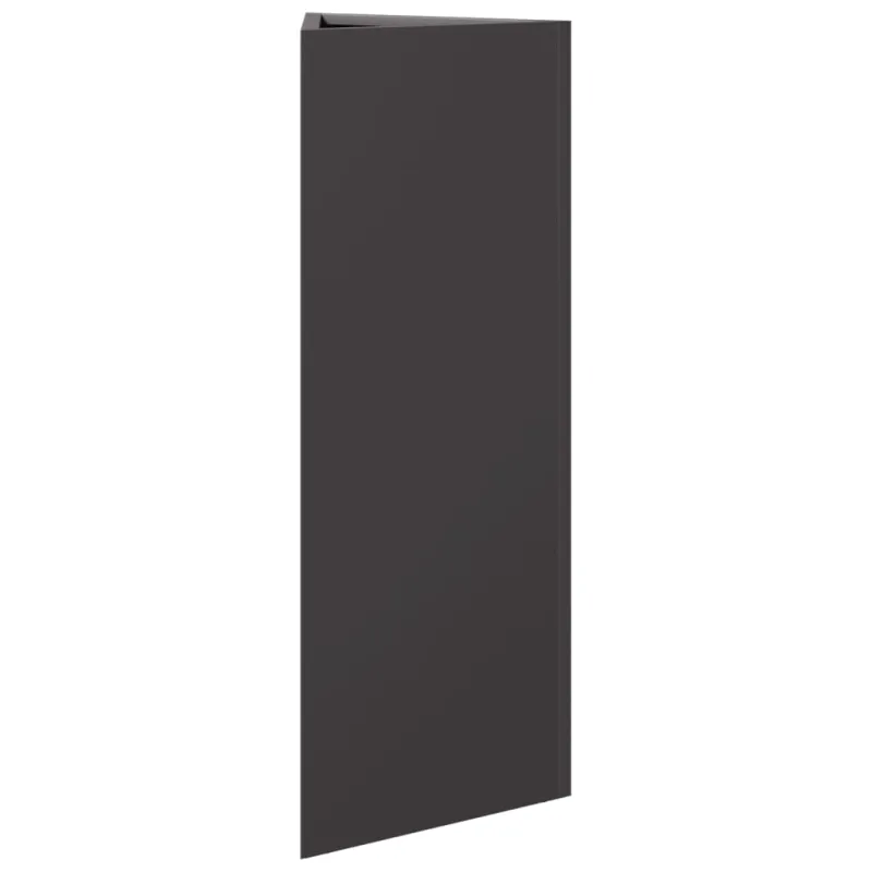 Sodo loveliai, 2vnt., juodi, 30x26x75cm, plienas, trikampiai
