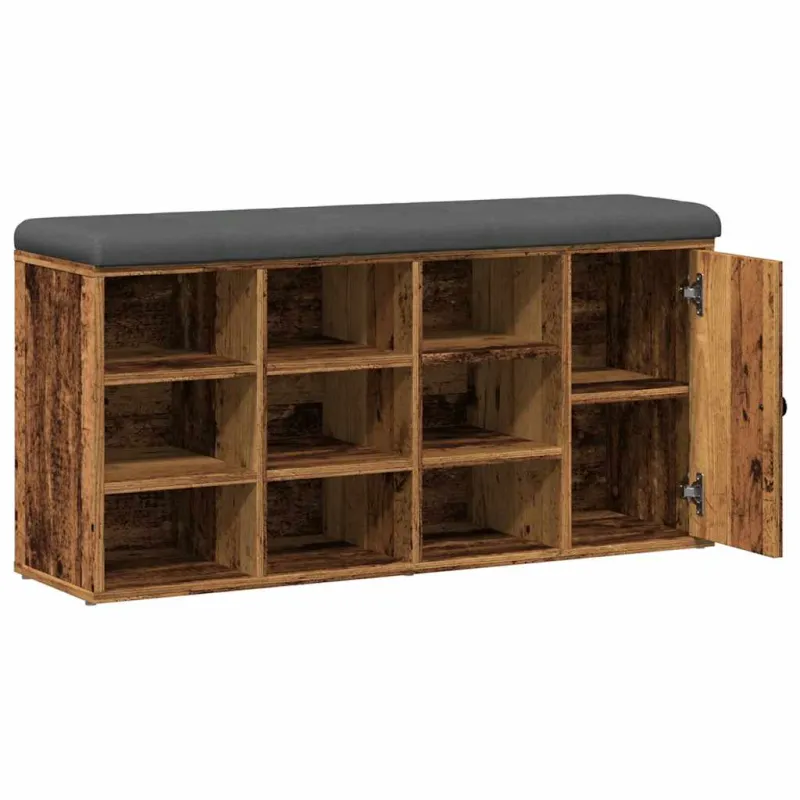 batų suoliukas Old Wood 102x32x50 cm Inžinierinė mediena