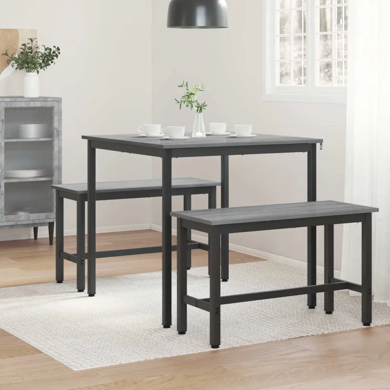 Valgomieji stalai 80 x 80 x 75 cm METALAS
