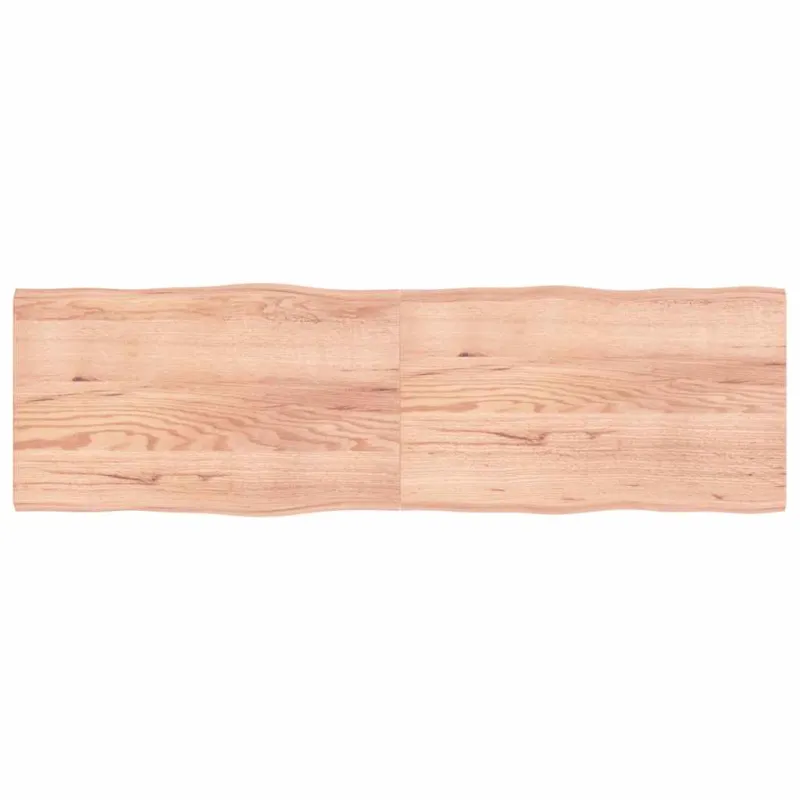 Stalviršis, šviesiai rudas, 200x60x(2-4) cm, medienos masyvas