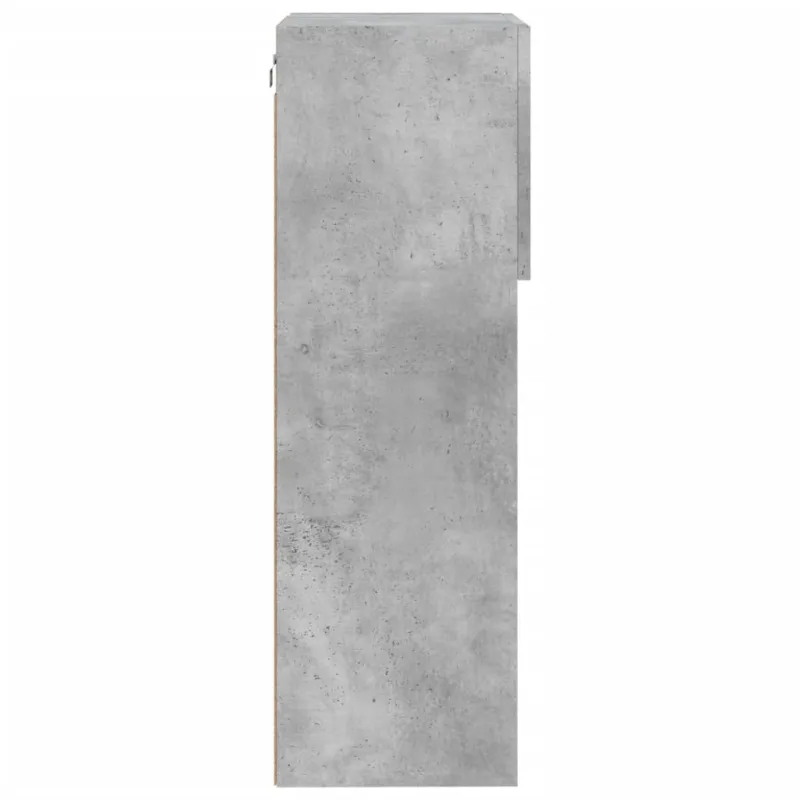 TV spintelės su LED lemputėmis, 2vnt., betono, 40,5x30x90cm