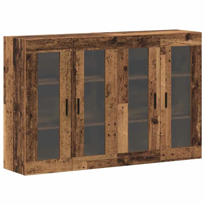 Sieniniai spintelės 2 pcs Sena mediena 69,5 x 34 x 90 cm