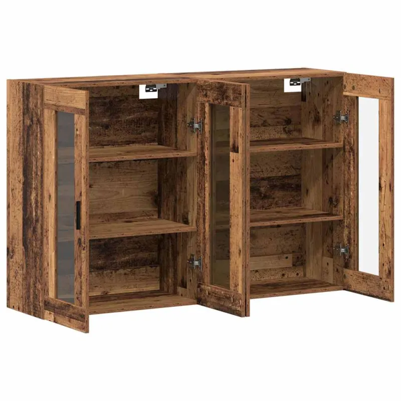 Sieniniai spintelės 2 pcs Sena mediena 69,5 x 34 x 90 cm