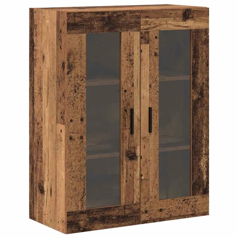Sieniniai spintelės 2 pcs Sena mediena 69,5 x 34 x 90 cm