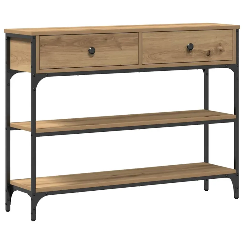 Konsolinis stalas Amatininkų ąžuolas 100 x 25 x 75 cm