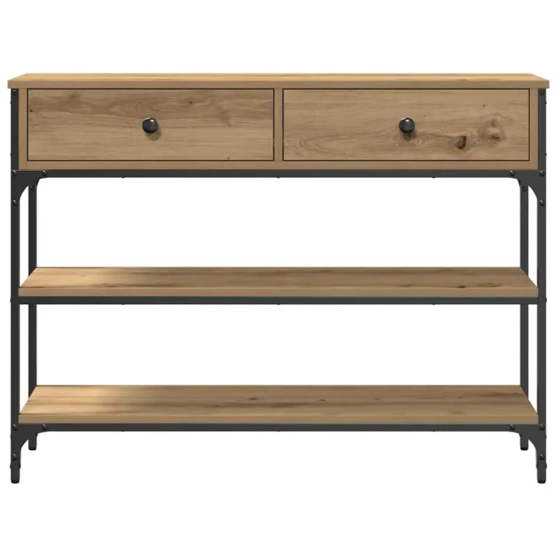 Konsolinis stalas Amatininkų ąžuolas 100 x 25 x 75 cm