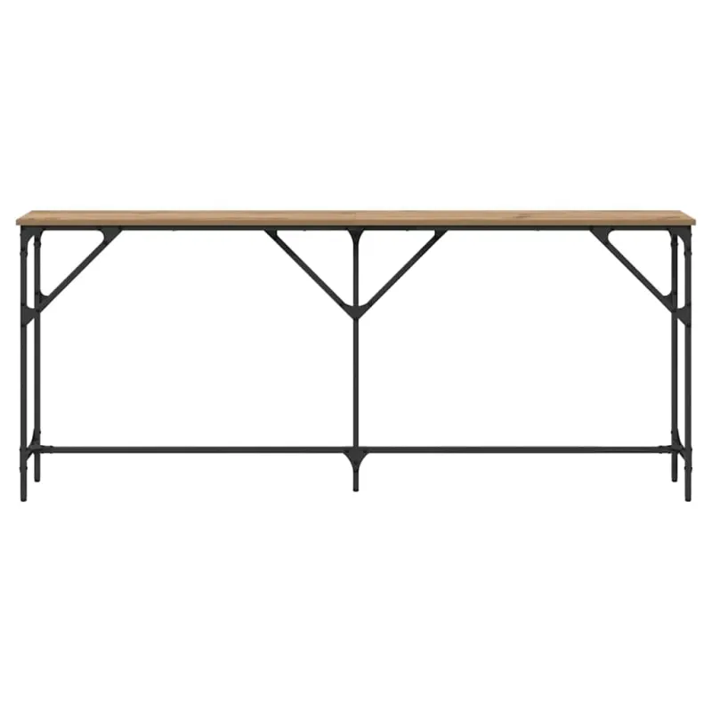 Konsolinis stalas artisano ąžuolo 180 x 23 x 75 cm