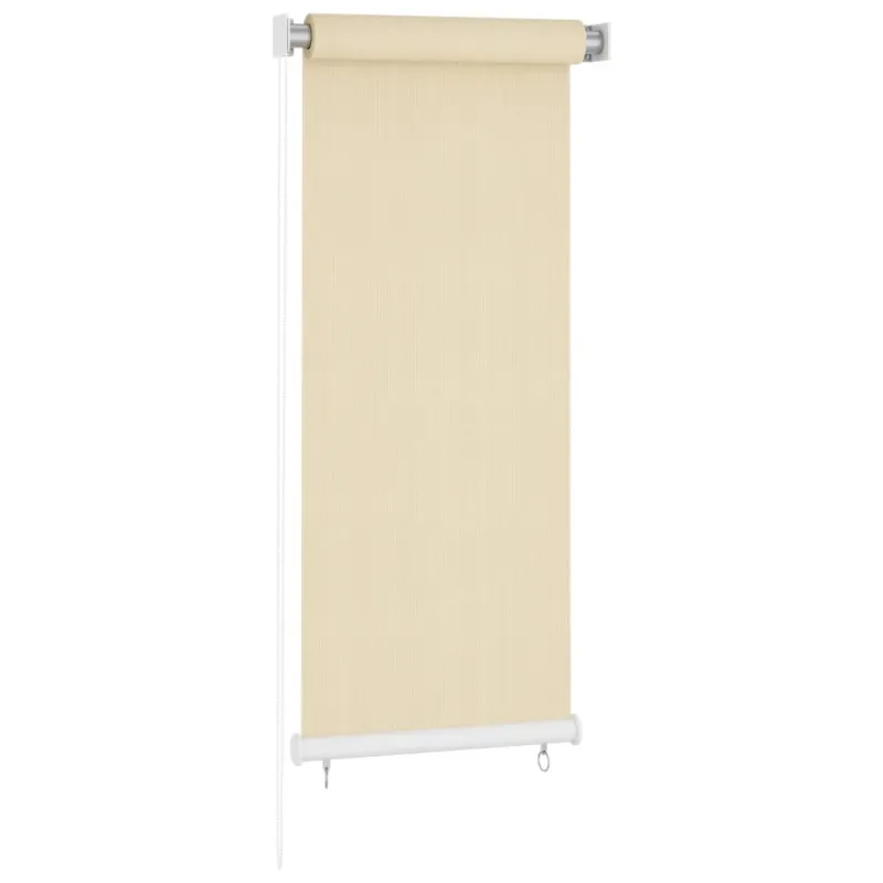 Lauko roletas, kreminės spalvos, 60x140cm, HDPE