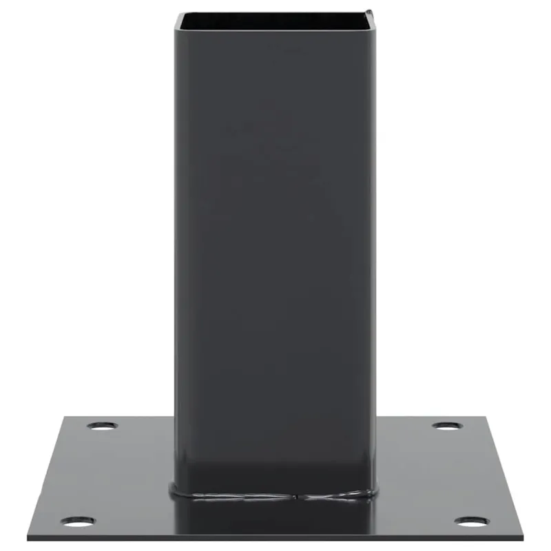 Stulpų pagrindai kvadratiniai, 4vnt., antracito sp., 61x61mm