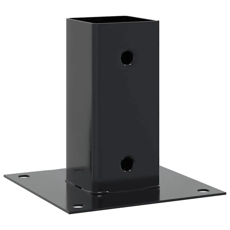 Stulpų pagrindai kvadratiniai, 12vnt., antracito sp., 61x61mm