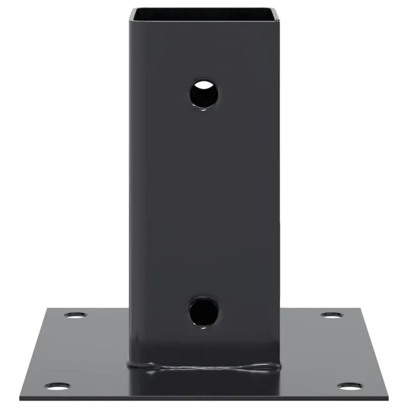 Stulpų pagrindai kvadratiniai, 12vnt., antracito sp., 61x61mm