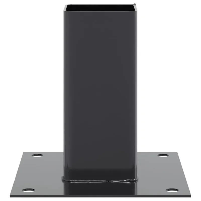 Stulpų pagrindai kvadratiniai, 12vnt., antracito sp., 61x61mm