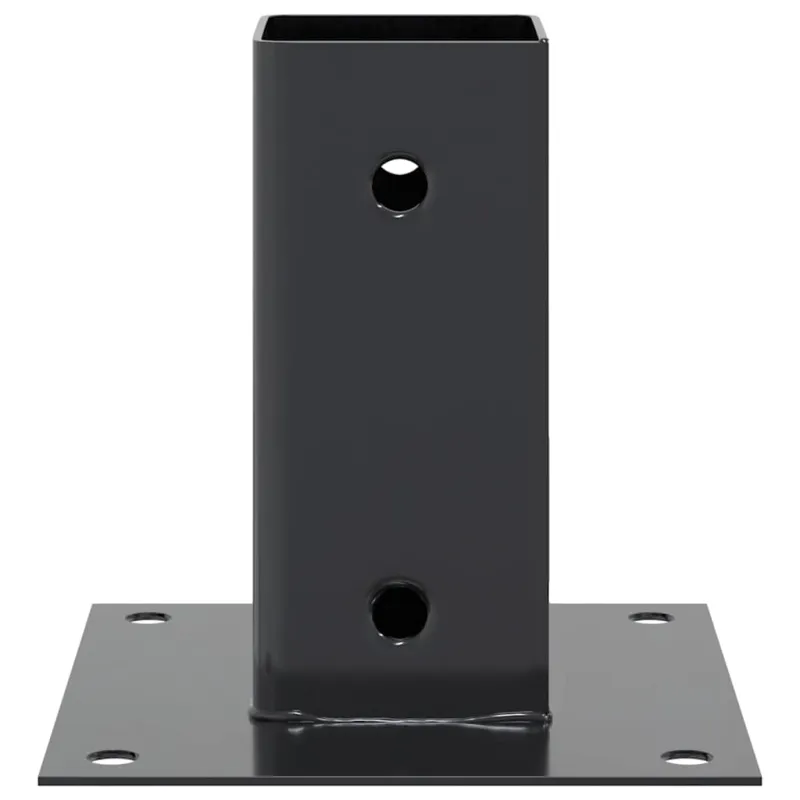 Stulpų pagrindai kvadratiniai, 12vnt., antracito sp., 71x71mm
