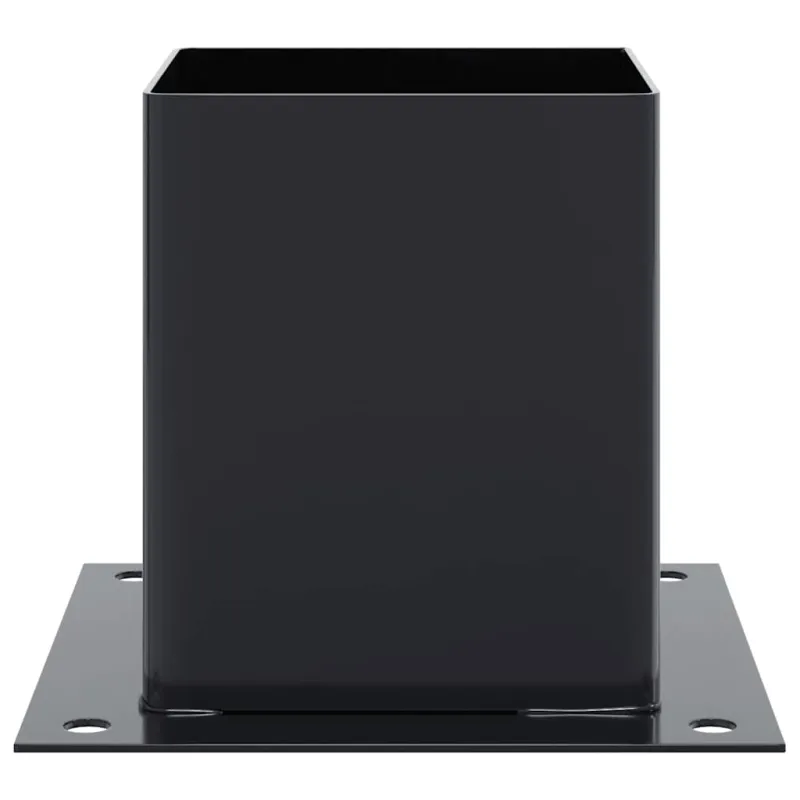 Stulpų pagrindai kvadratiniai, 12vnt., antracito sp., 101x101mm