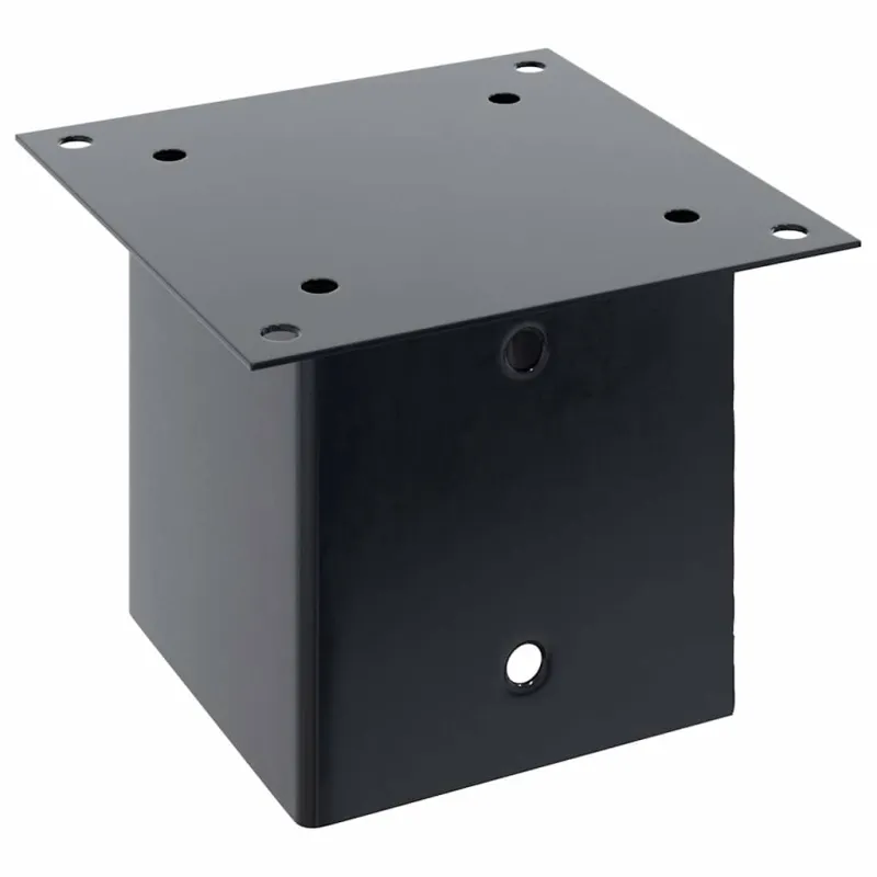 Stulpų pagrindai kvadratiniai, 12vnt., antracito sp., 141x141mm
