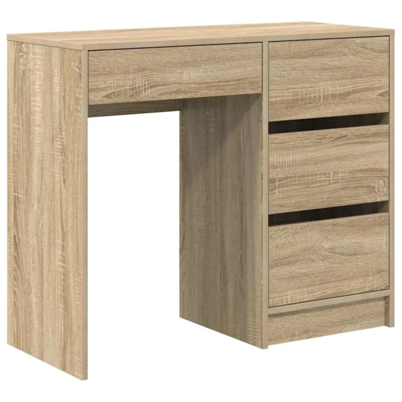 Stalas Sonoma ąžuolas 90 x 37.5 x 75 cm Apdirbta mediena