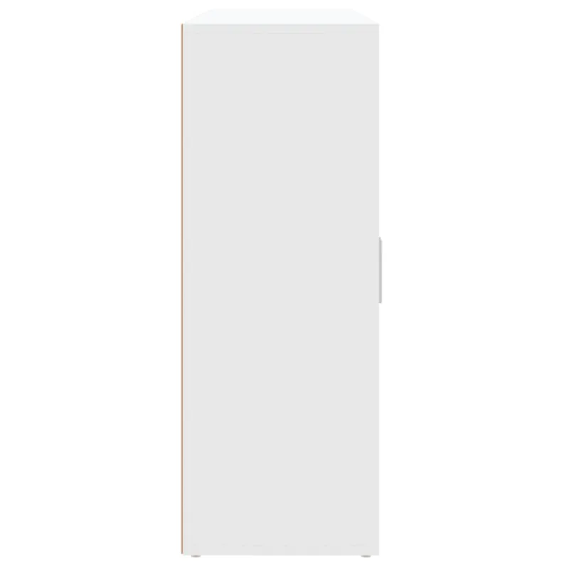 Šoninės spintelės, 3vnt., baltos, 60x31x84cm, apdirbta mediena