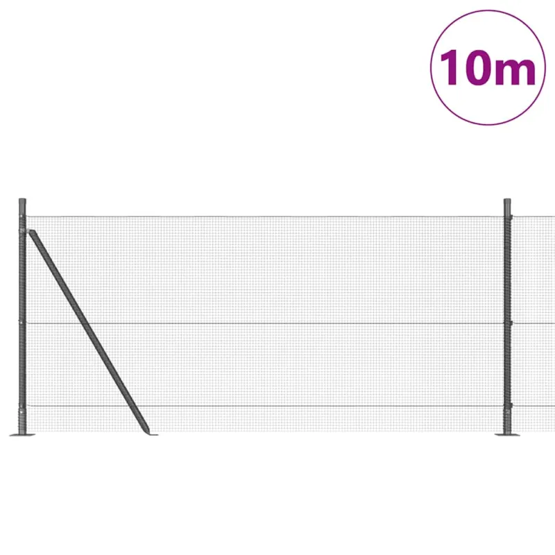 Suvirinta vielos tvora su betono baze 10 x 1 m (P x A)