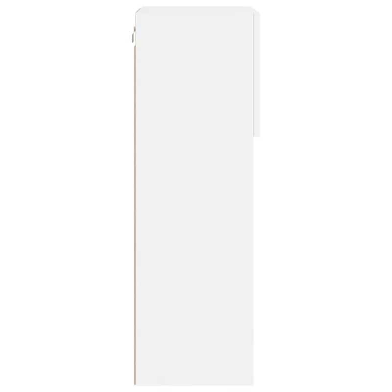TV spintelės su LED lemputėmis, 2vnt., baltos, 40,5x30x90cm