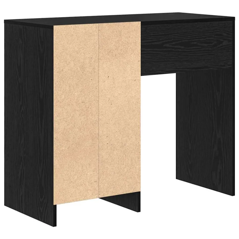 Stalas Juodas ąžuolas 90 x 37.5 x 75 cm Apdirbta mediena
