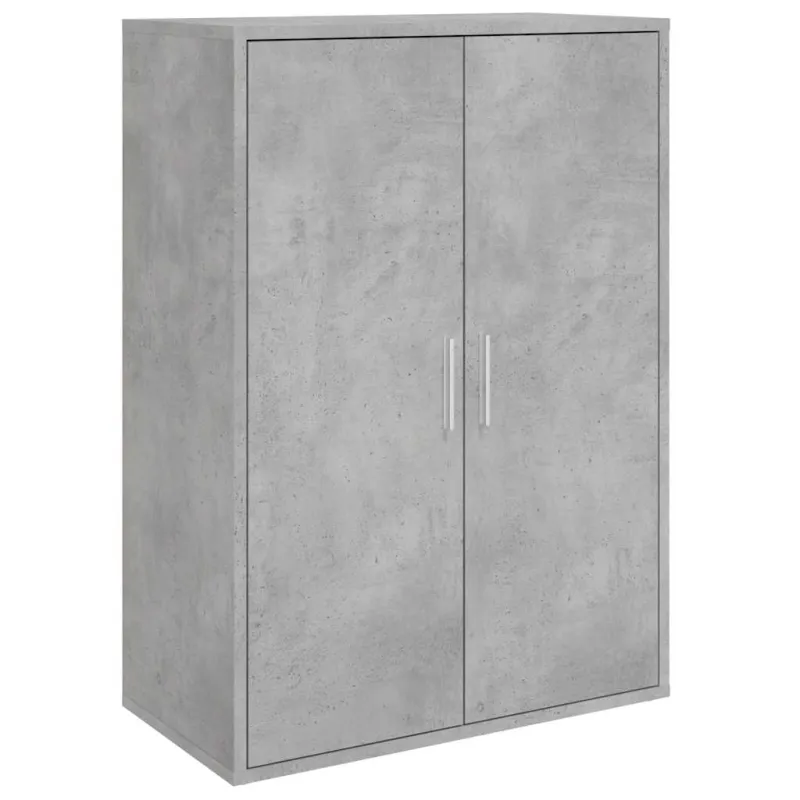 Šoninės spintelės, 2vnt., betono, 60x31x84cm, apdirbta mediena
