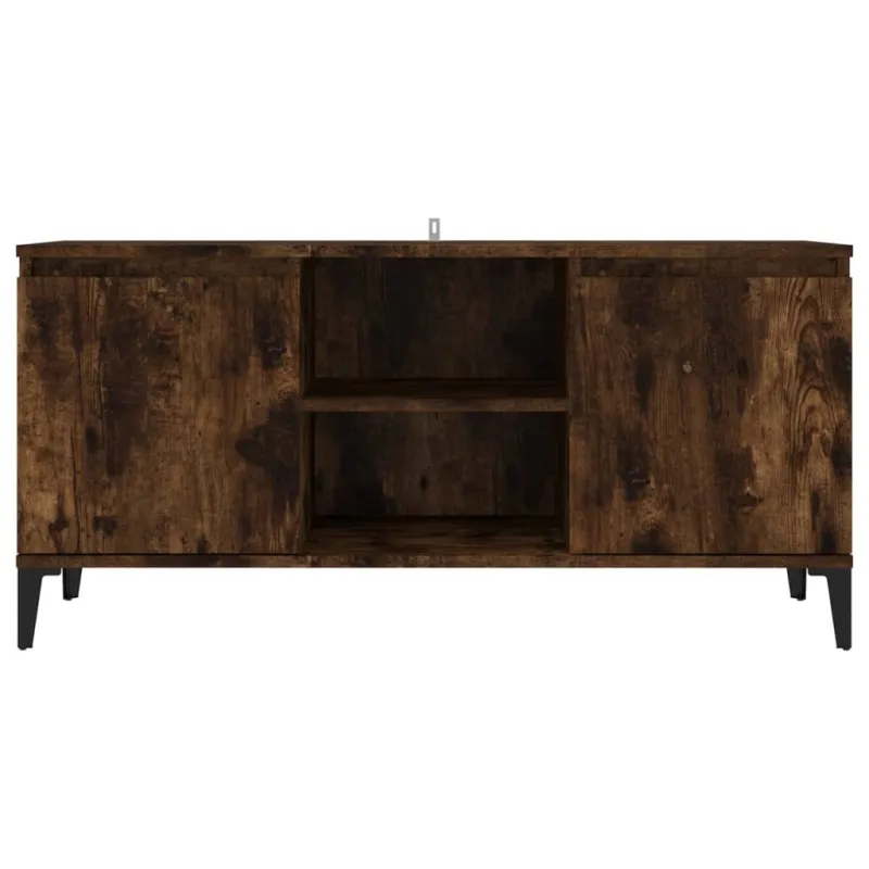 TV spintelė su metalinėmis kojelėmis, ąžuolo, 103,5x35x50cm