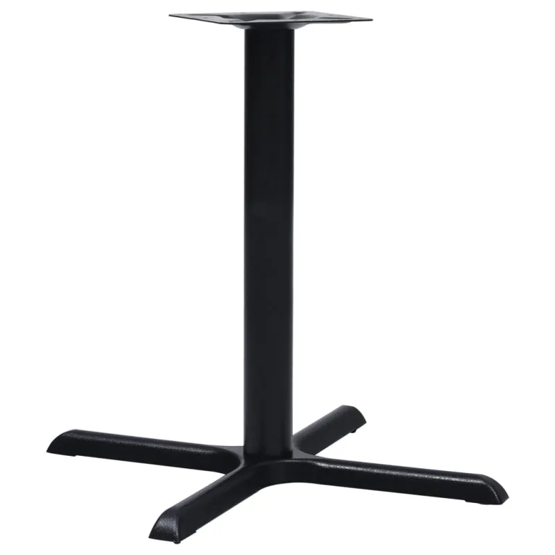 Bistro stalo koja, juodos spalvos, 76x76x72cm, ketus