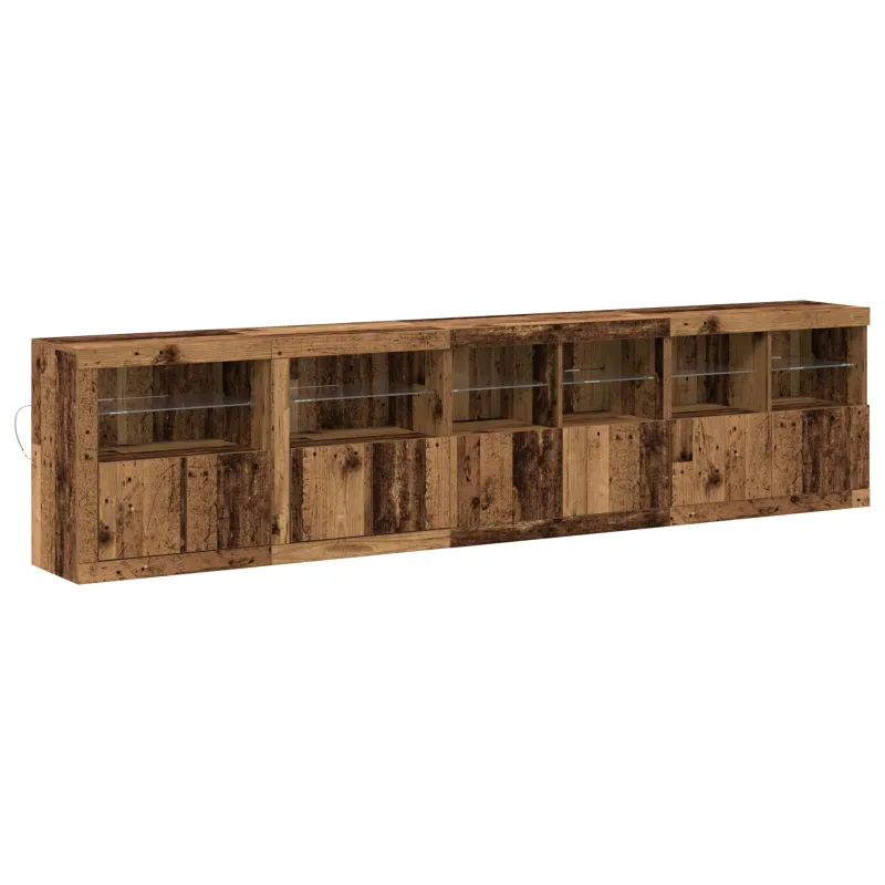 LED Bufetas Senas medis 283 x 37 x 67 cm Apdirbta mediena