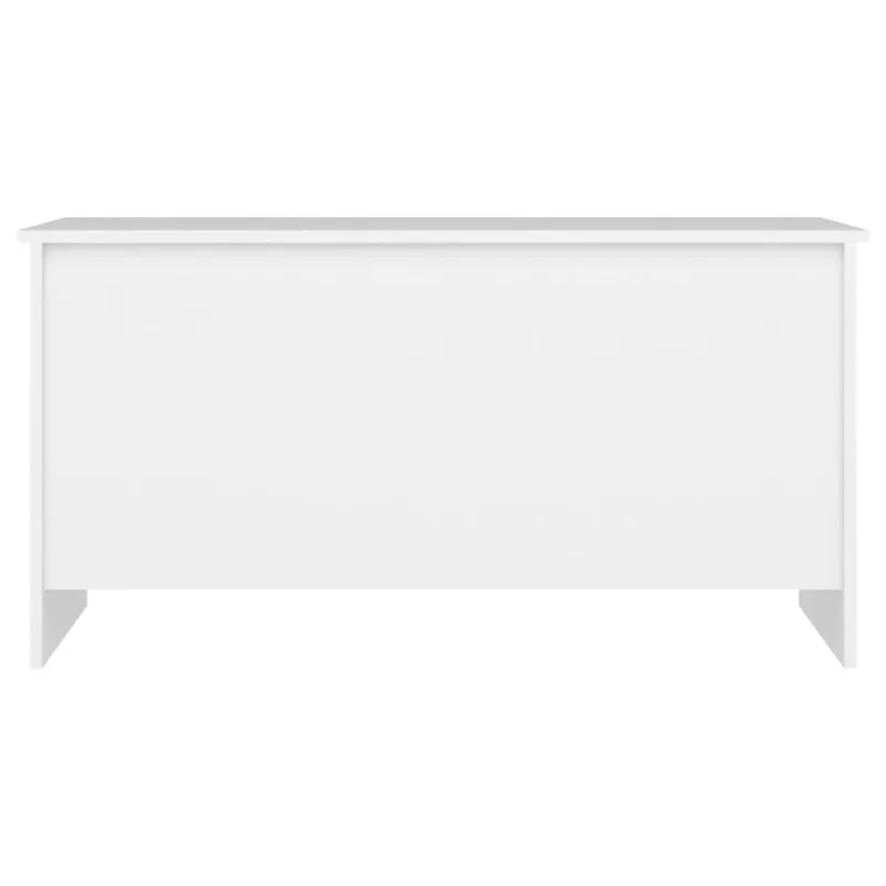 Kavos staliukas, baltas, 102x55,5x52,5cm, apdirbta mediena