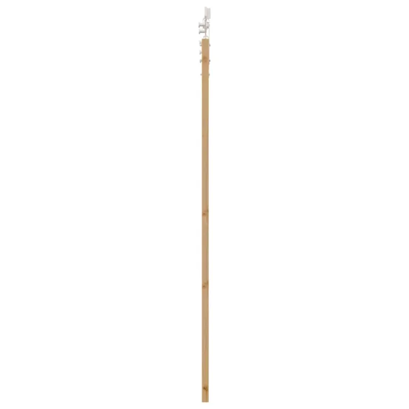 Slankios Durys Ruda 73.5 x 198.5 cm Medis ir metalas