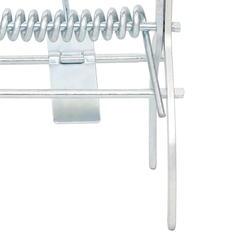 Spąstai kurmiams, 10vnt., sidabriniai, galvanizuotas plienas