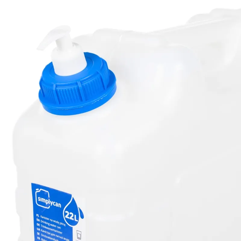 Vandens talpa su čiaupu ir muilo dozatoriumi, 20l, plastikas