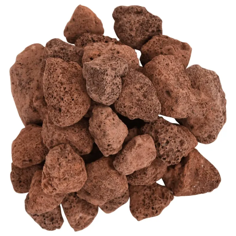 Vulkaninės uolienos, raudonos spalvos, 25kg, 3–5cm
