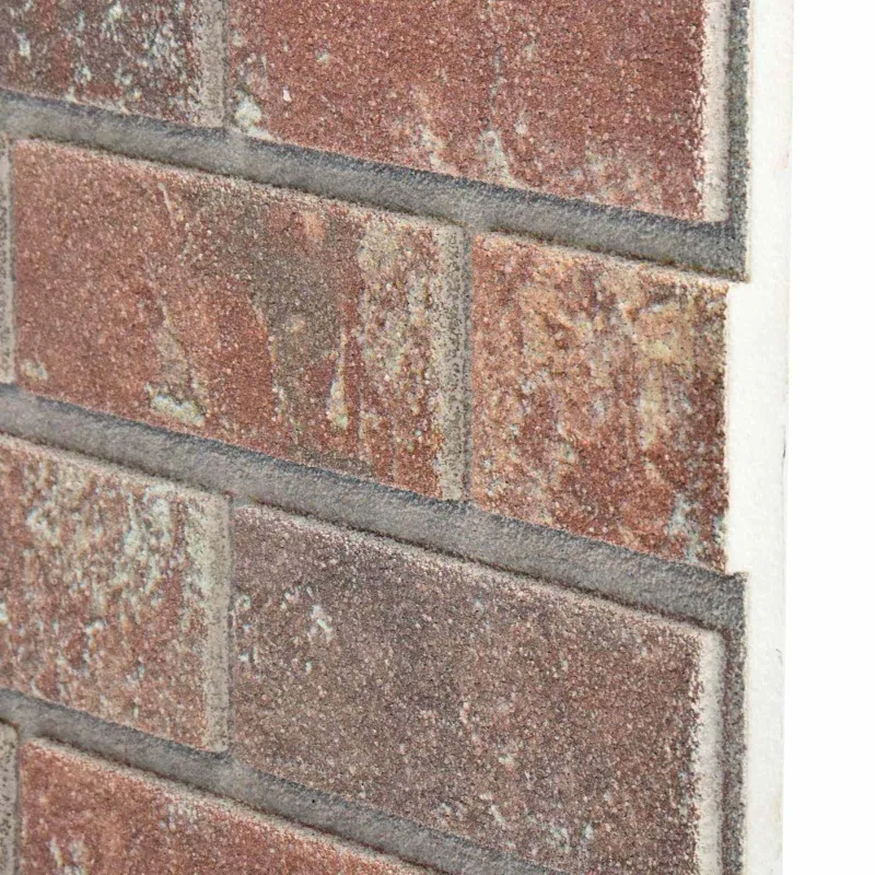 Sienų plokštės 10 pcs Tamsiai Ruda ir Pilka 100 x 50 cm
