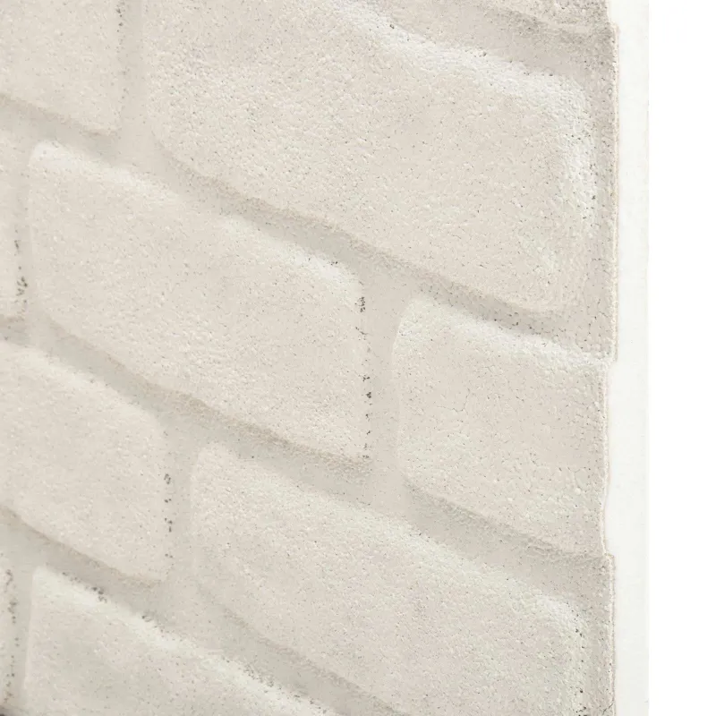 Sienų plokštės 10 pcs Balta 100 x 50 cm EPS putos