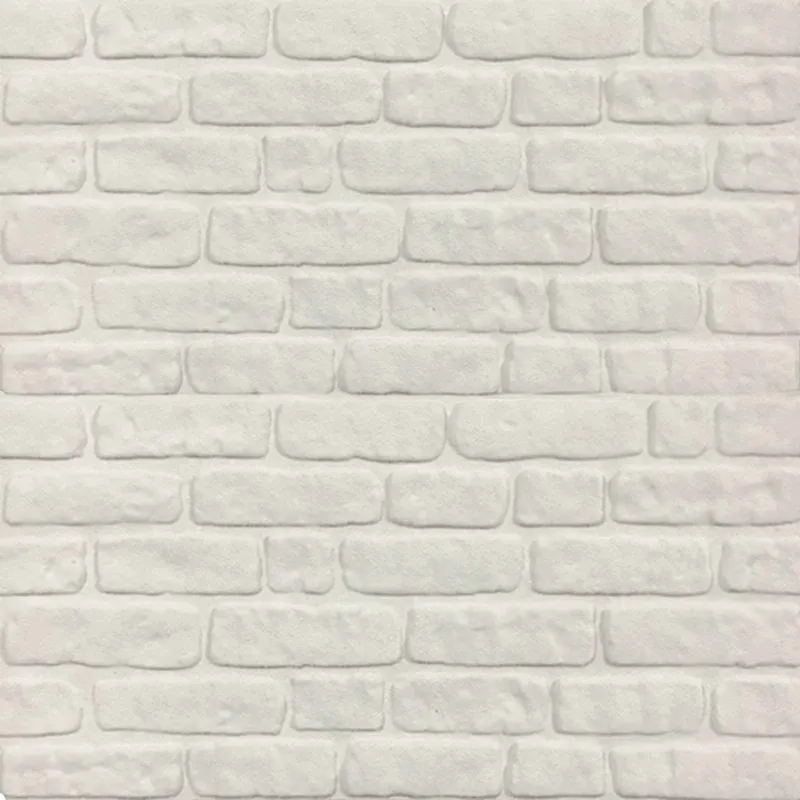 Sienų plokštės 10 pcs Balta 100 x 50 cm EPS putos