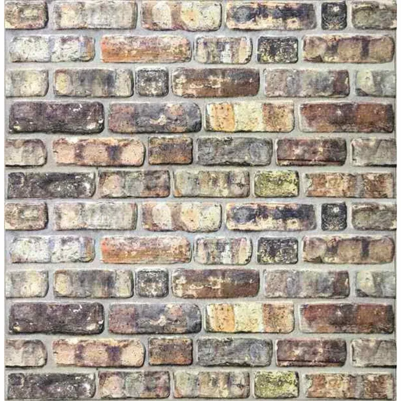Sienų plokštės 10 pcs Įvairiaspalvis 100 x 50 cm EPS putos