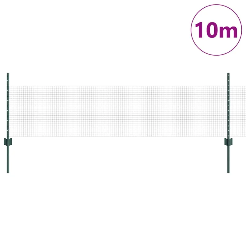 Suvirintas vielos tvora su stulpeliu 10 x 0,5 m (P x A)